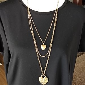 Volm 3 Length Gold Necklace